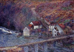 バービーの橋、1889年 作： Claude Monet